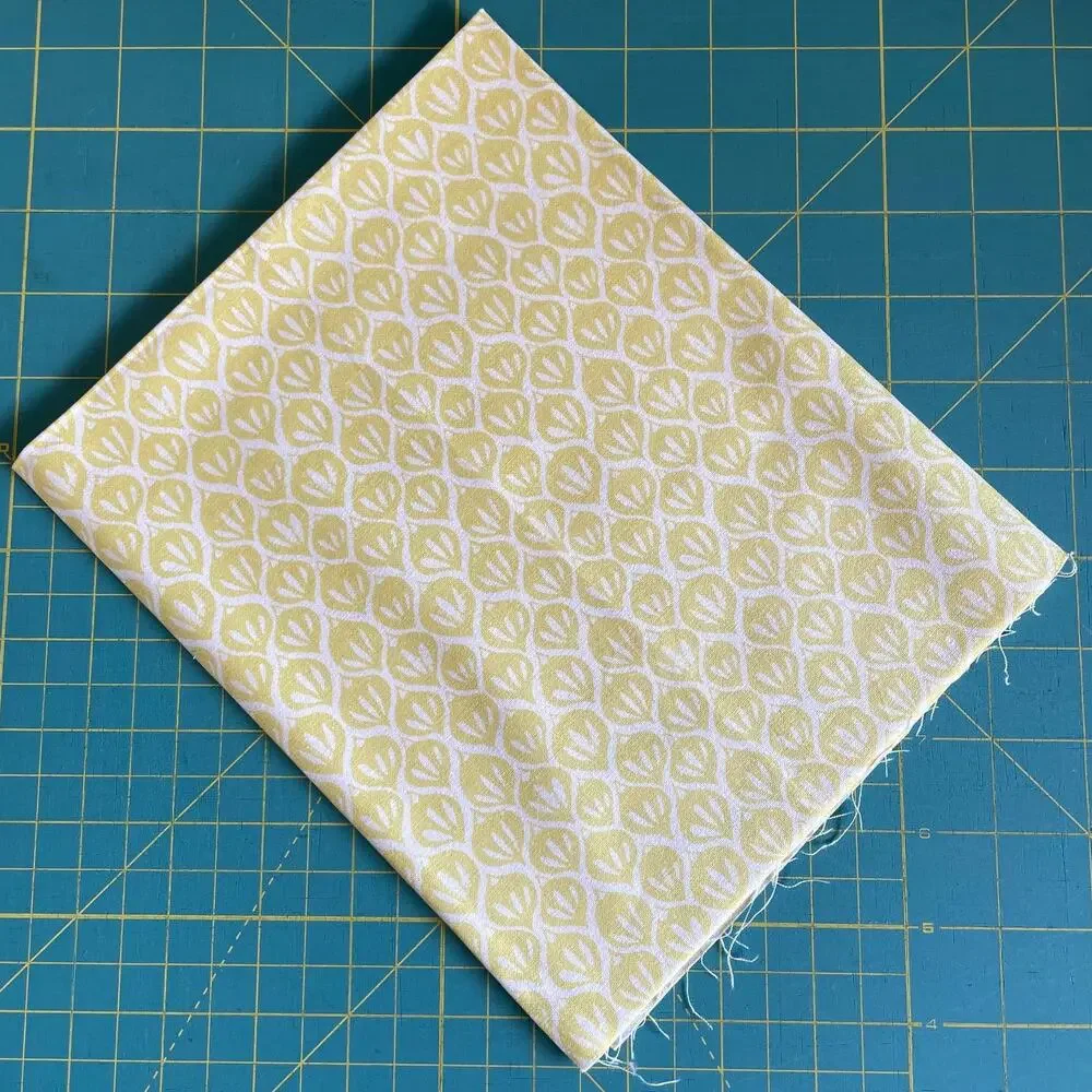 Original Timber & Leaf Sarah Watts FQ Yellow Blend Fabrics Organic